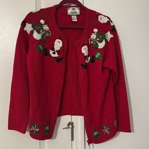 VINTAGE Christmas cardigan